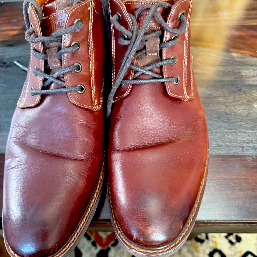 Florsheim Brown Chukka Boots with Smooth Leather Finish
